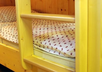 Stockbett eigene Herstellung Detailansicht