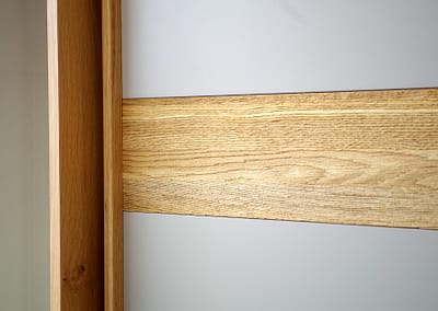 Schwebetürenschrank Studioline Disselkamp Detail Riffelholz